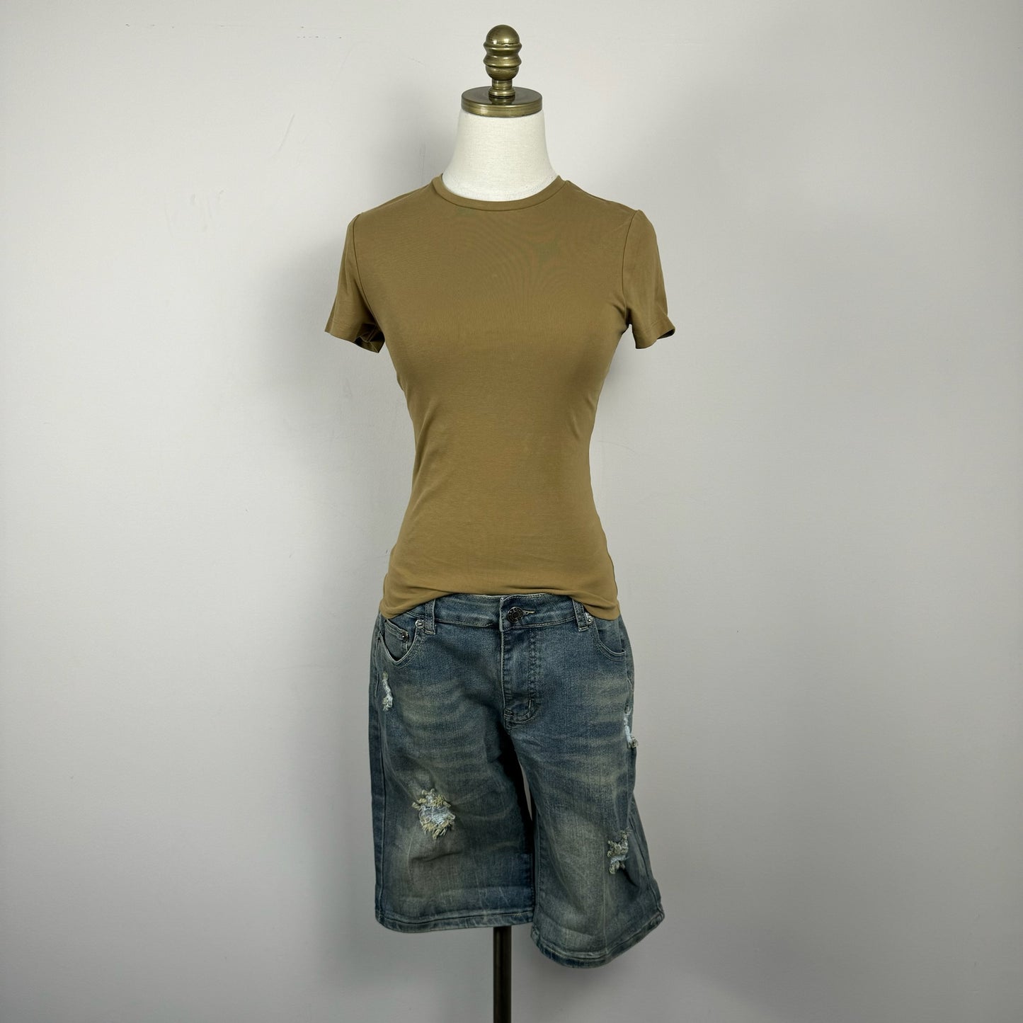 Vintage Faded Denim Jorts