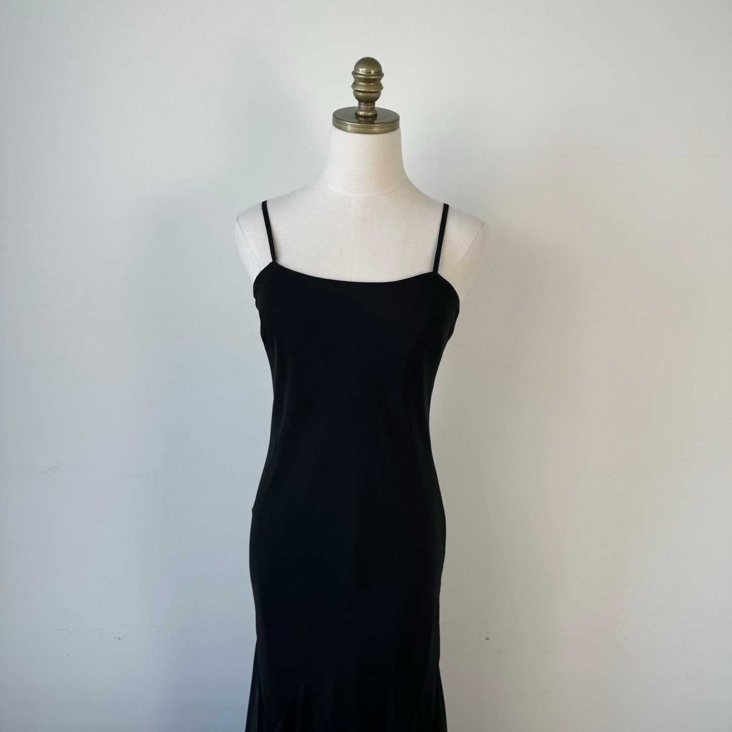 Vintage Black Fairy Ruffled Hem Dress