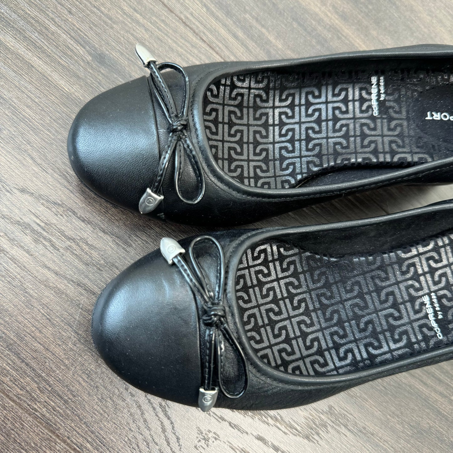 Black Ballet Wedge Heels (US Womens 6)