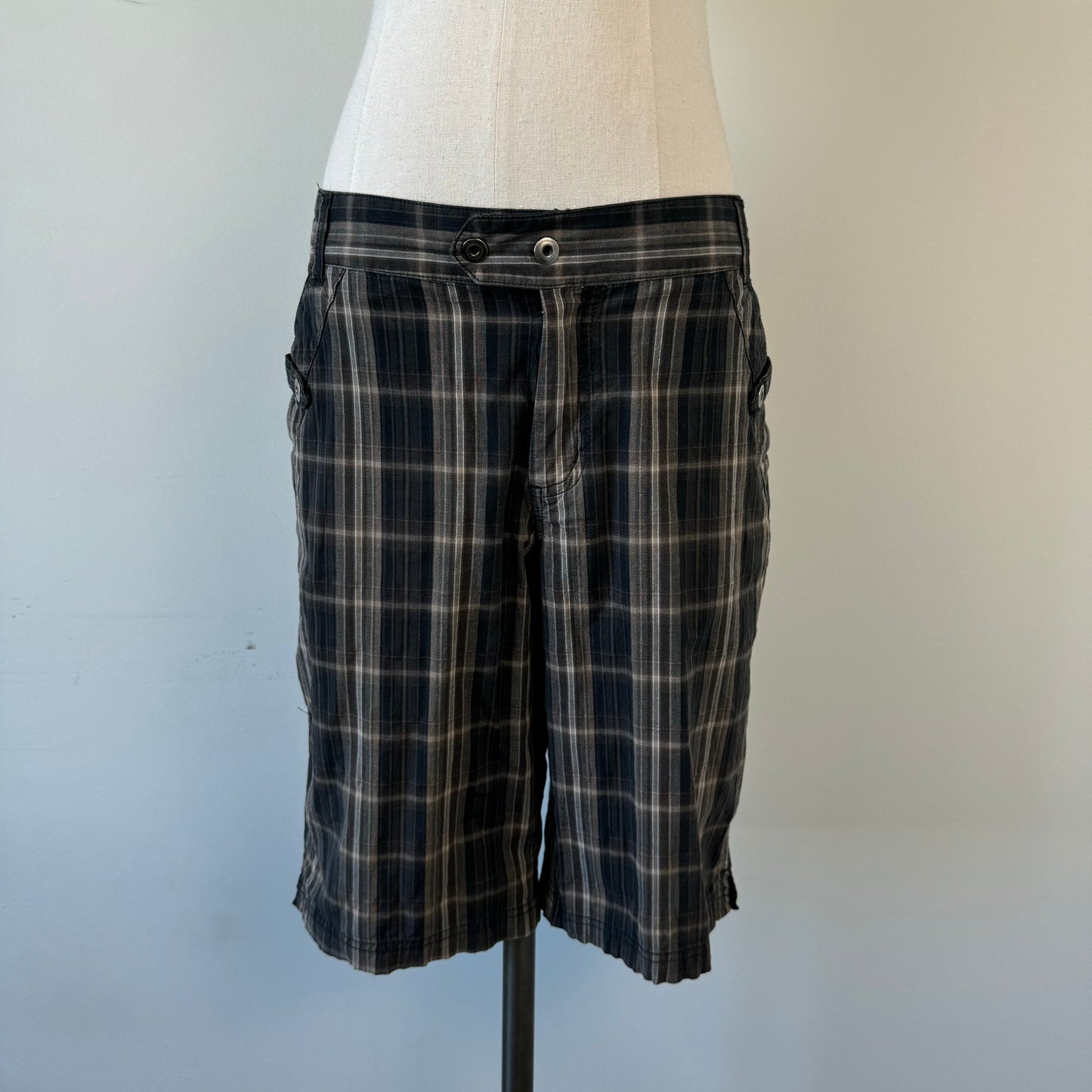 Columbia Brown Plaid Bermuda Shorts