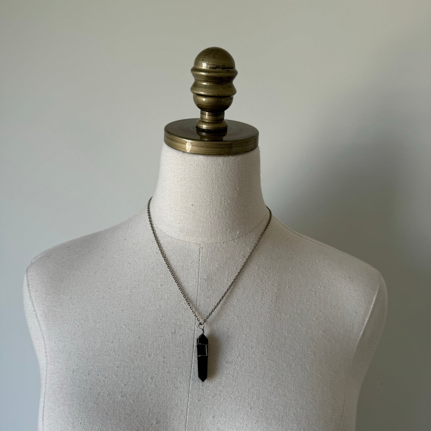 Black Crystal Necklace