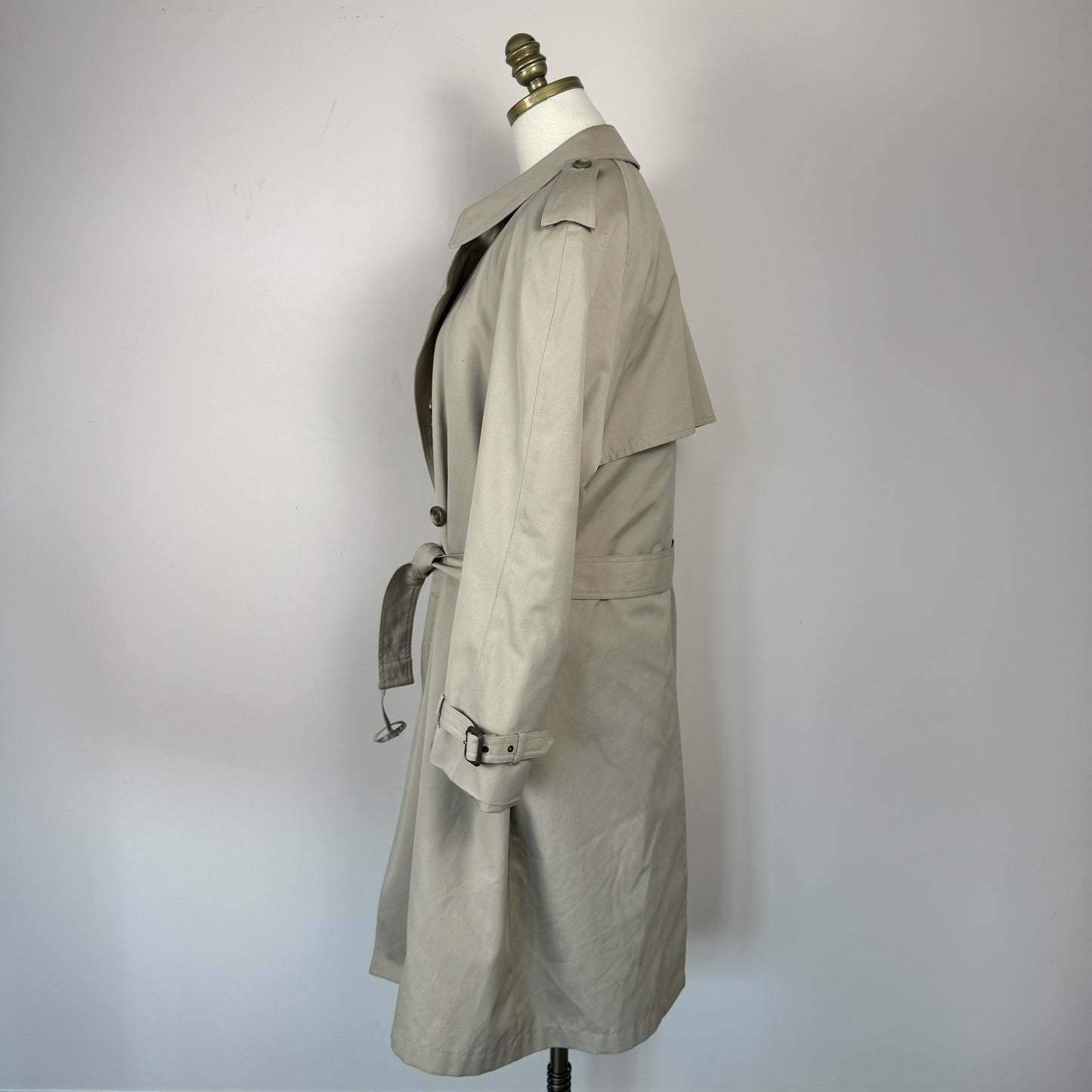 Vintage Beige Trench Coat