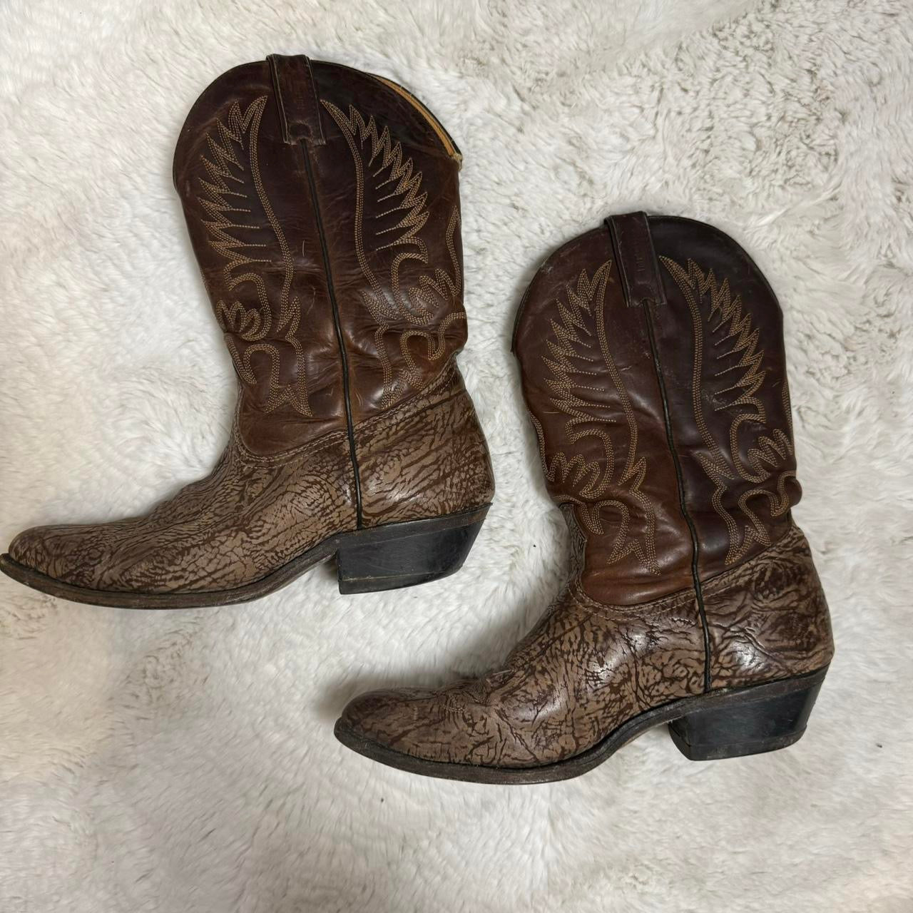 Vintage Boulet Cowboy Boots