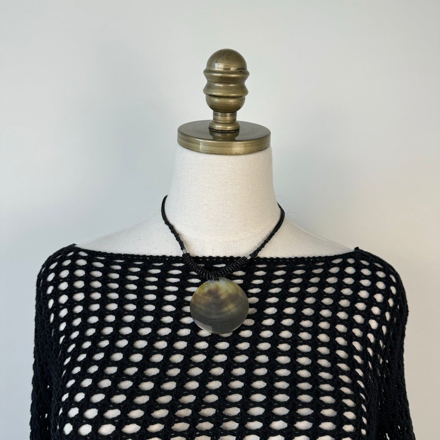 Pearl Pendant Mermaidcore Rope Necklace