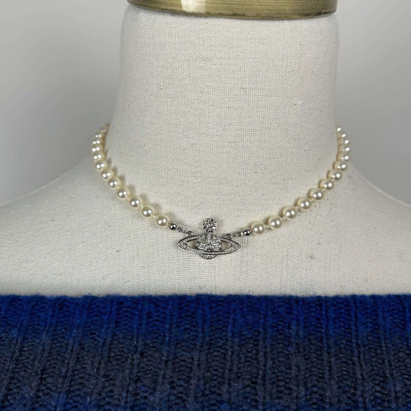 Vivienne Westwood Pearl Choker Necklace