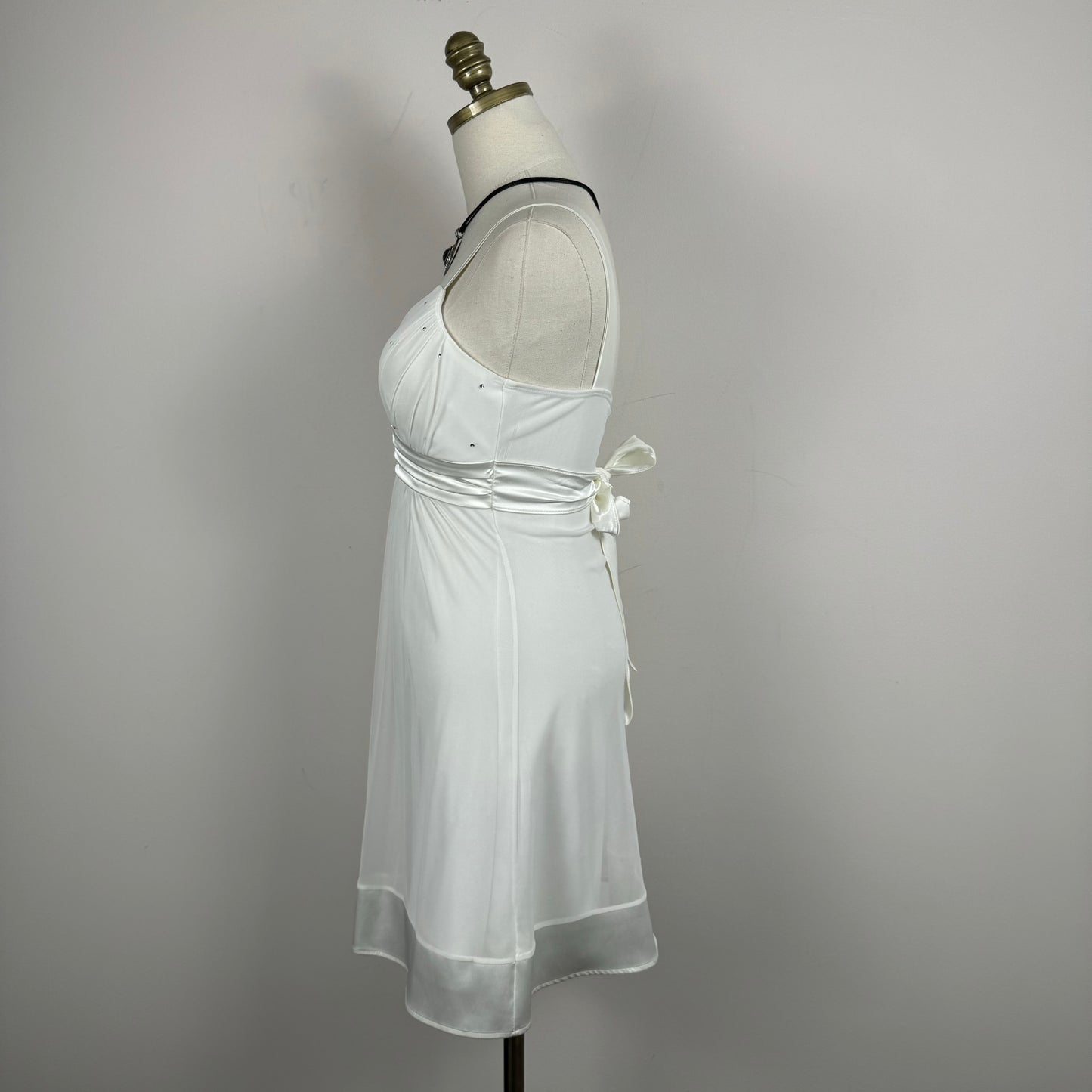 White Babydoll Mini Dress