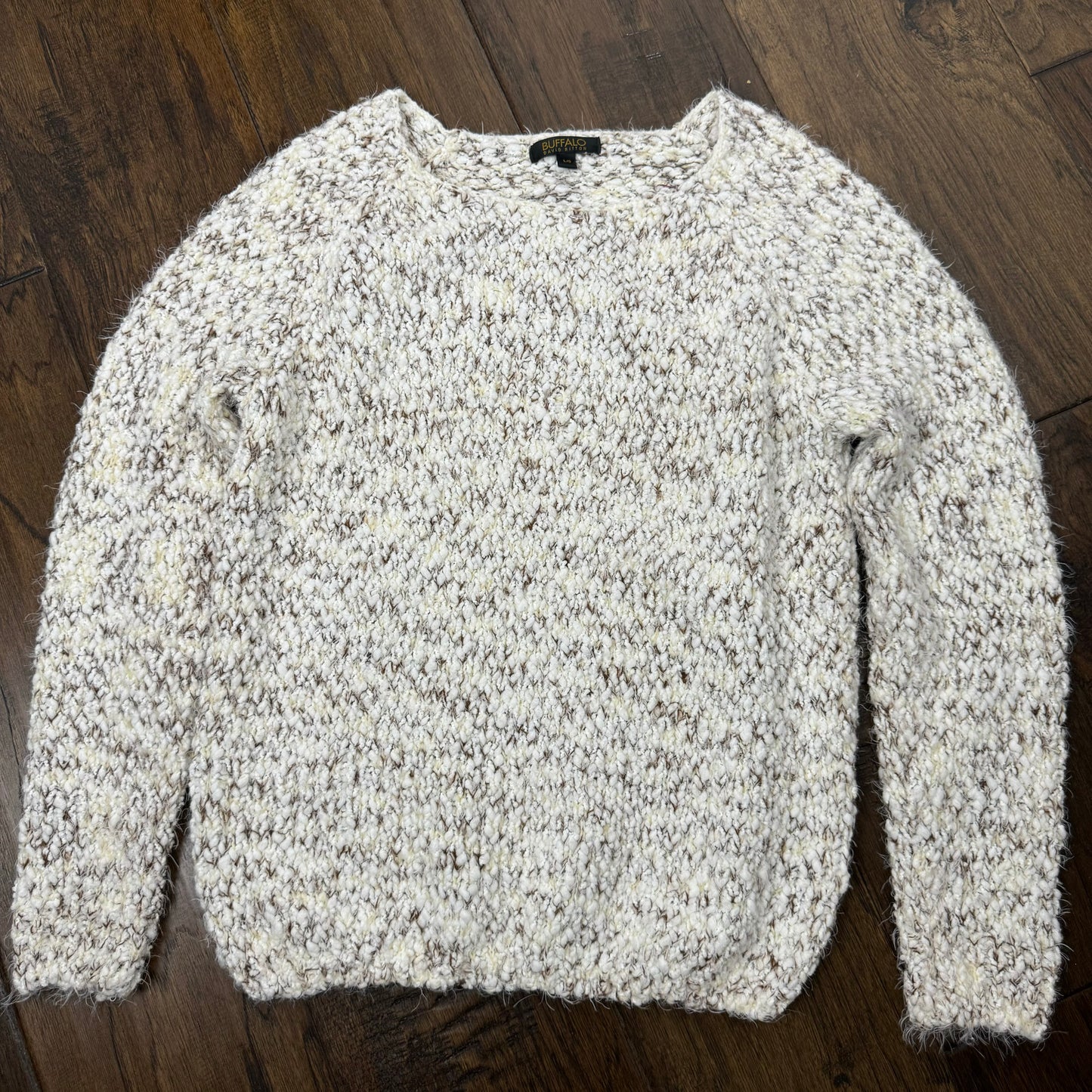 Off The Shoulder Oatmeal Sweater