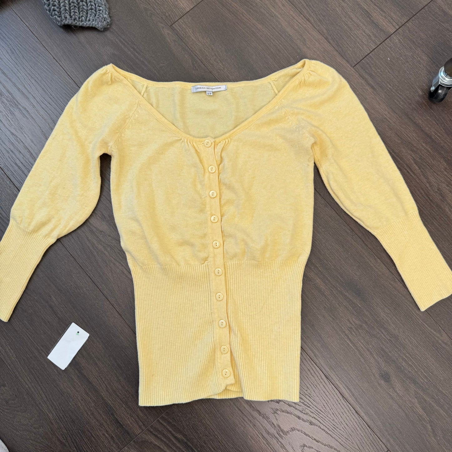 Butter Yellow Dainty Off Shoulder Top