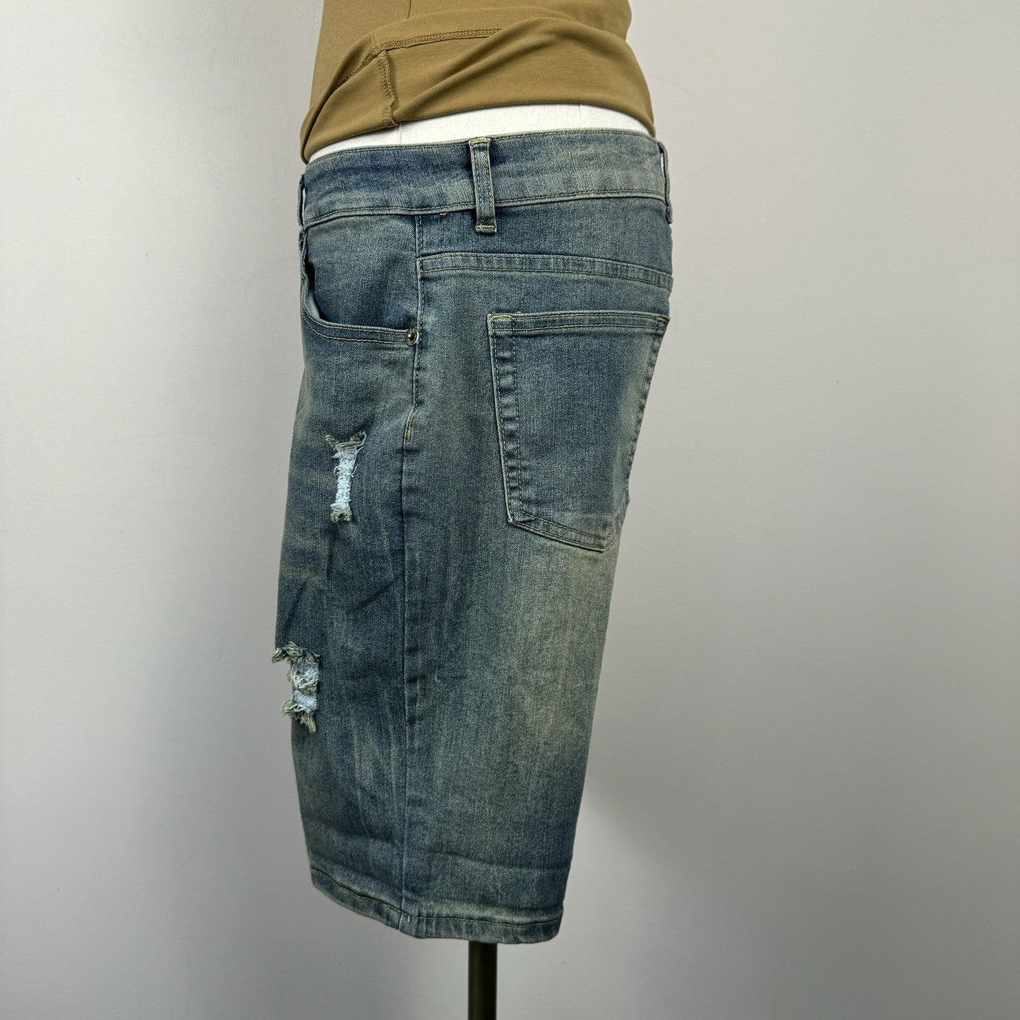 Vintage Faded Denim Jorts