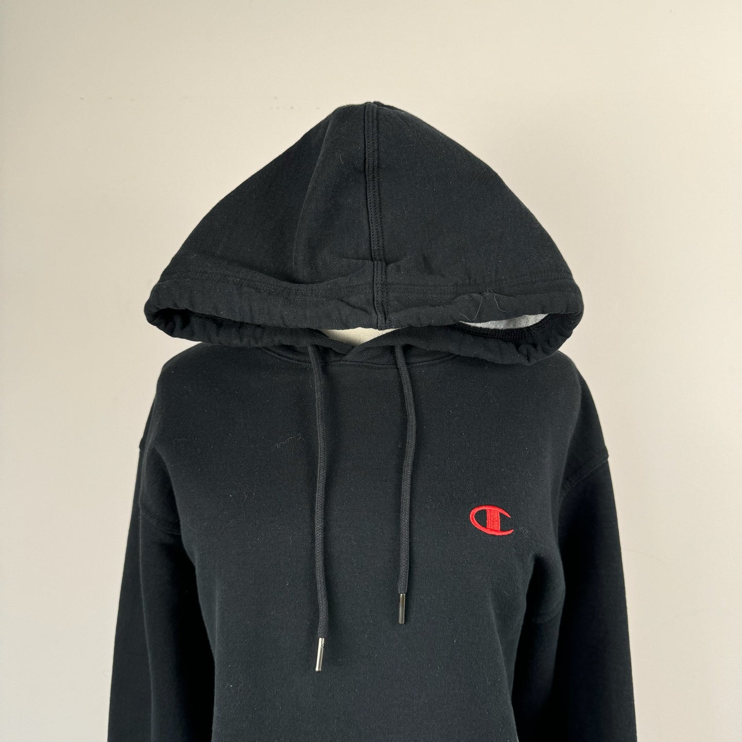 Champions Black Oversized Hoodie