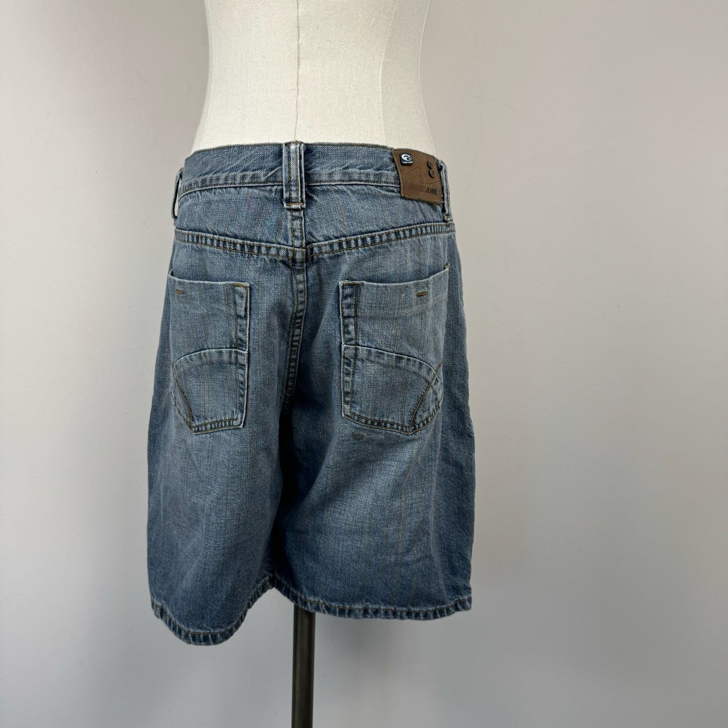 Light Wash Denim Jorts