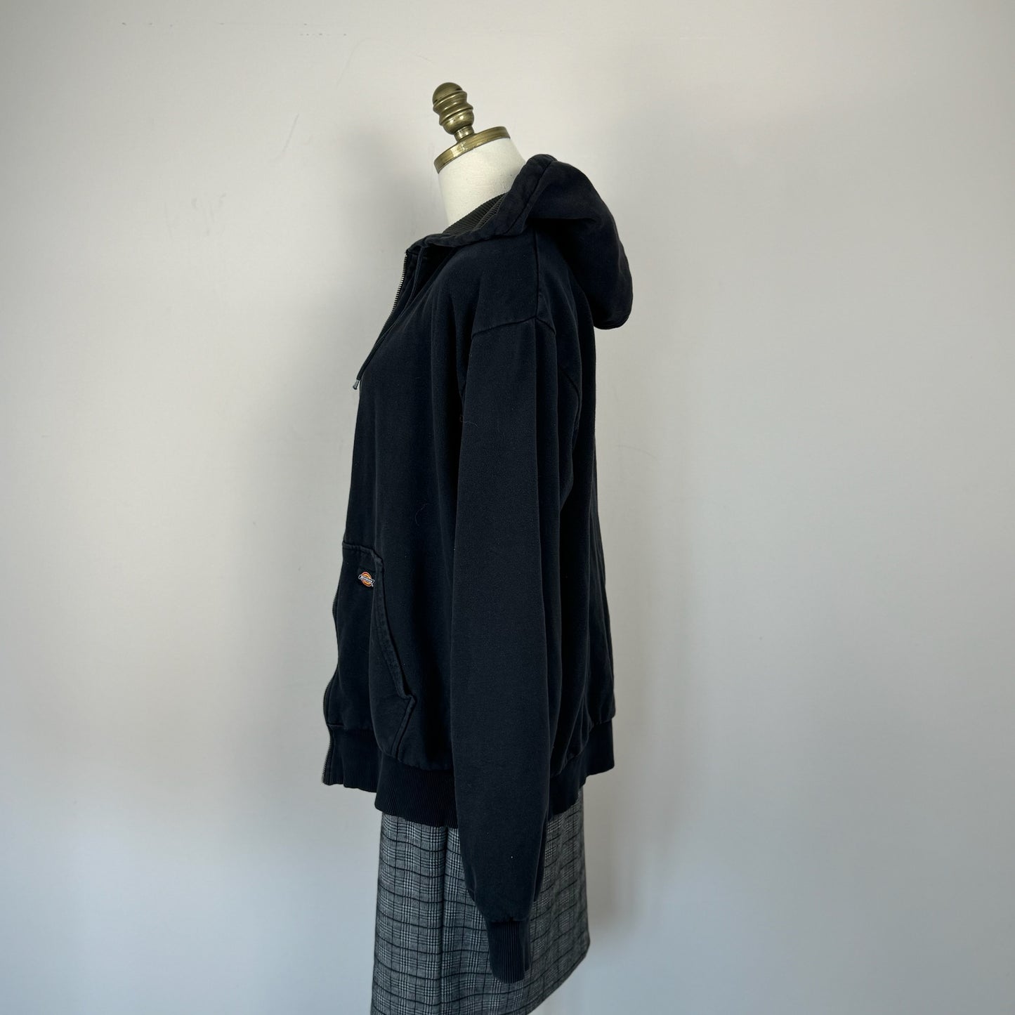 Dickies Black Oversized Zip Up Hoodie