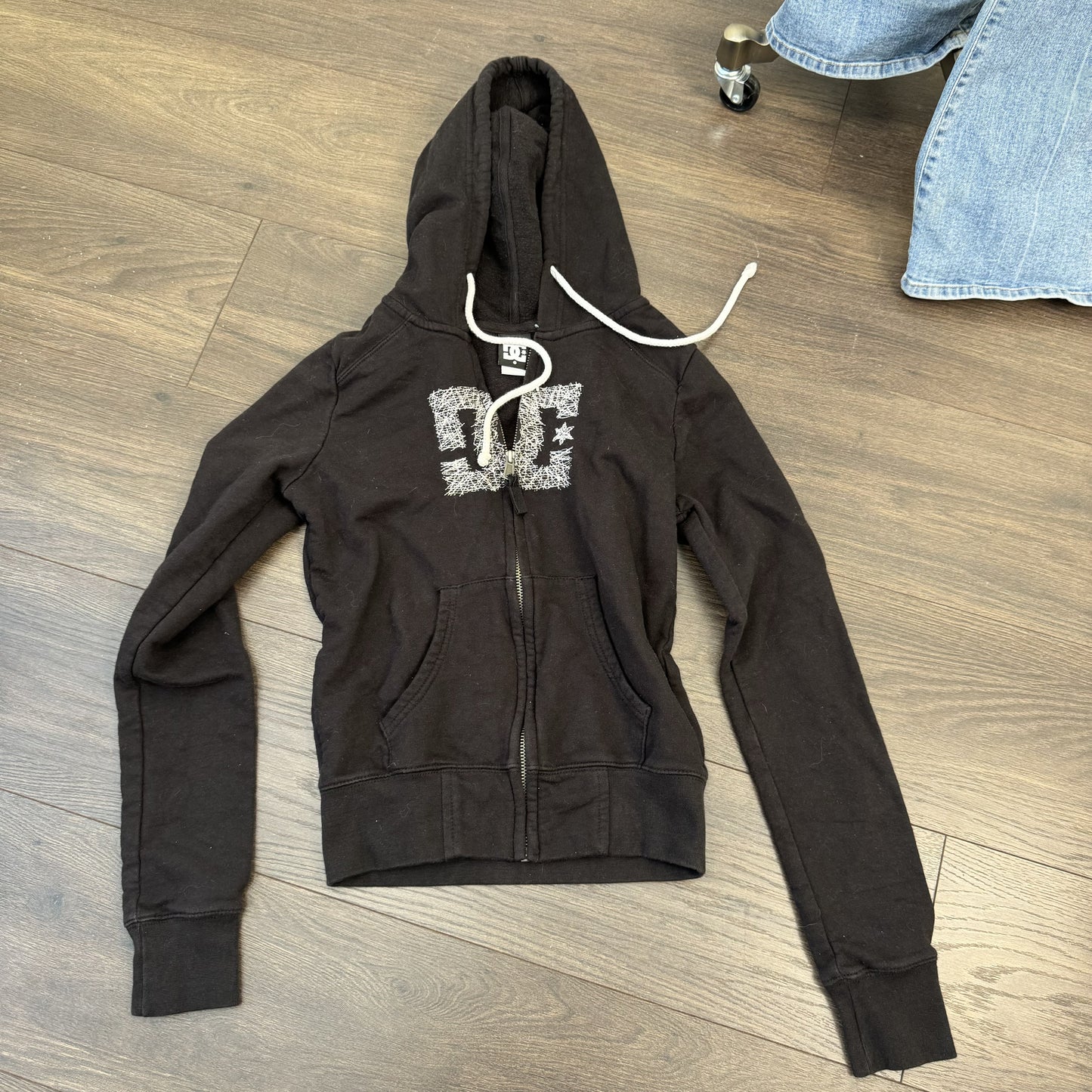 DC Y2K Black Graphic Zip Up Hoodie – view 10