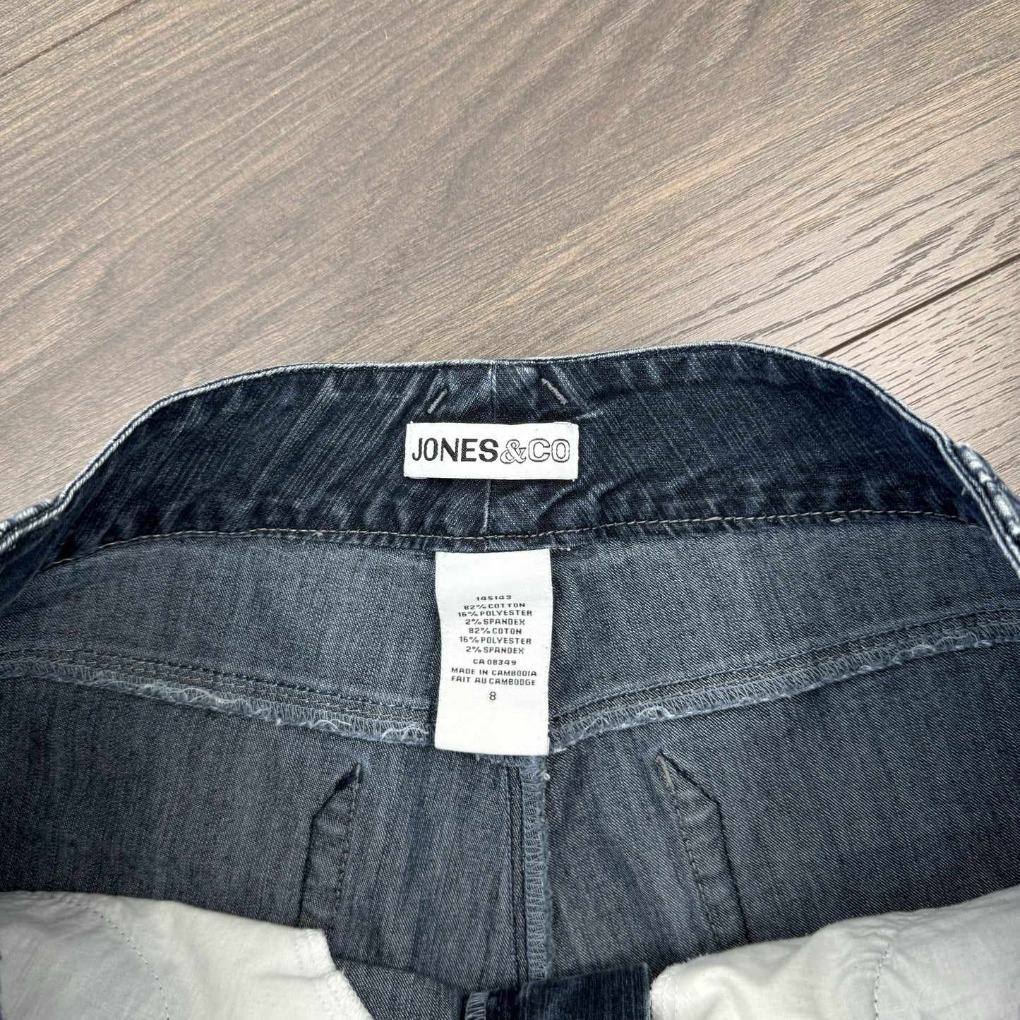 Dark Wash Denim Capris – view 9