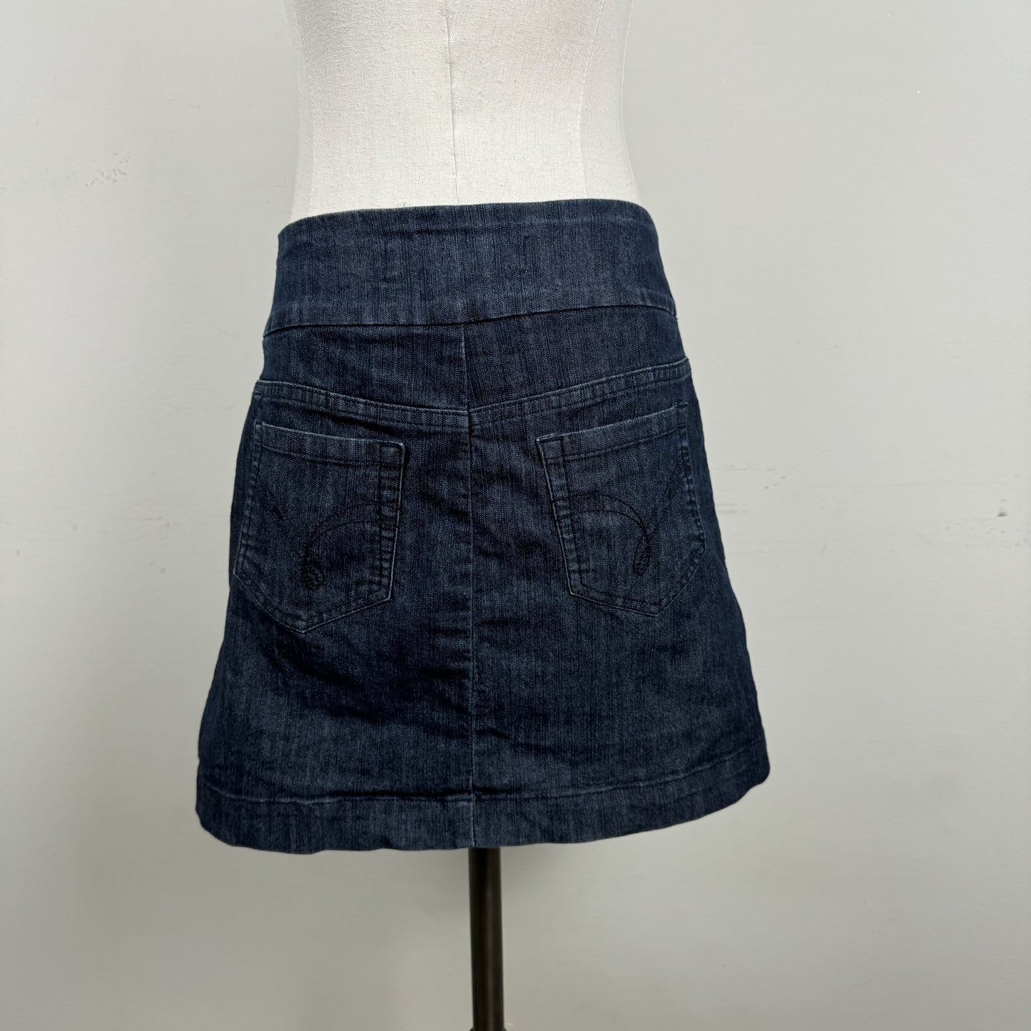 Dark Wash Denim Mini Skirt – view 8