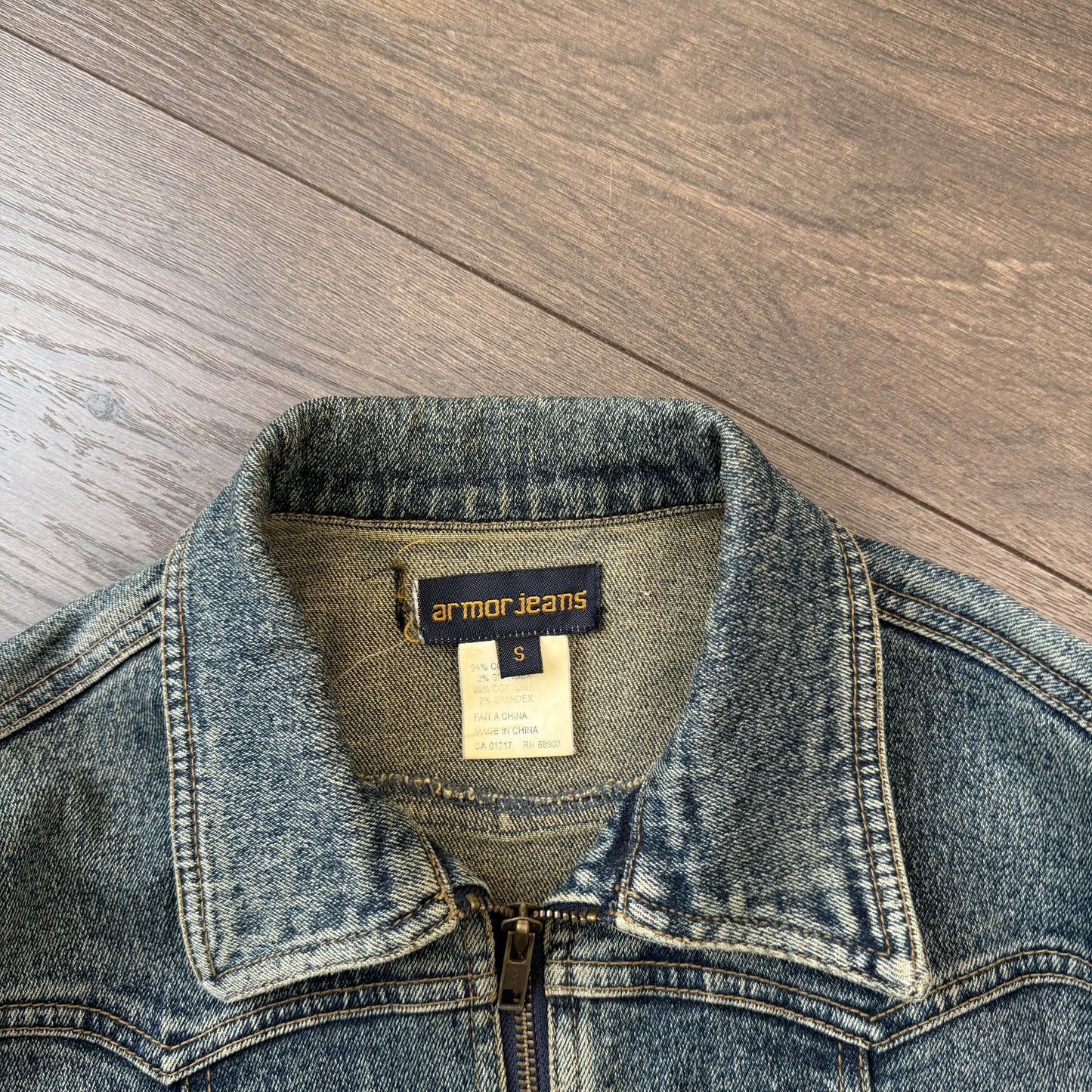 Y2K Faded Denim Jacket – view 11