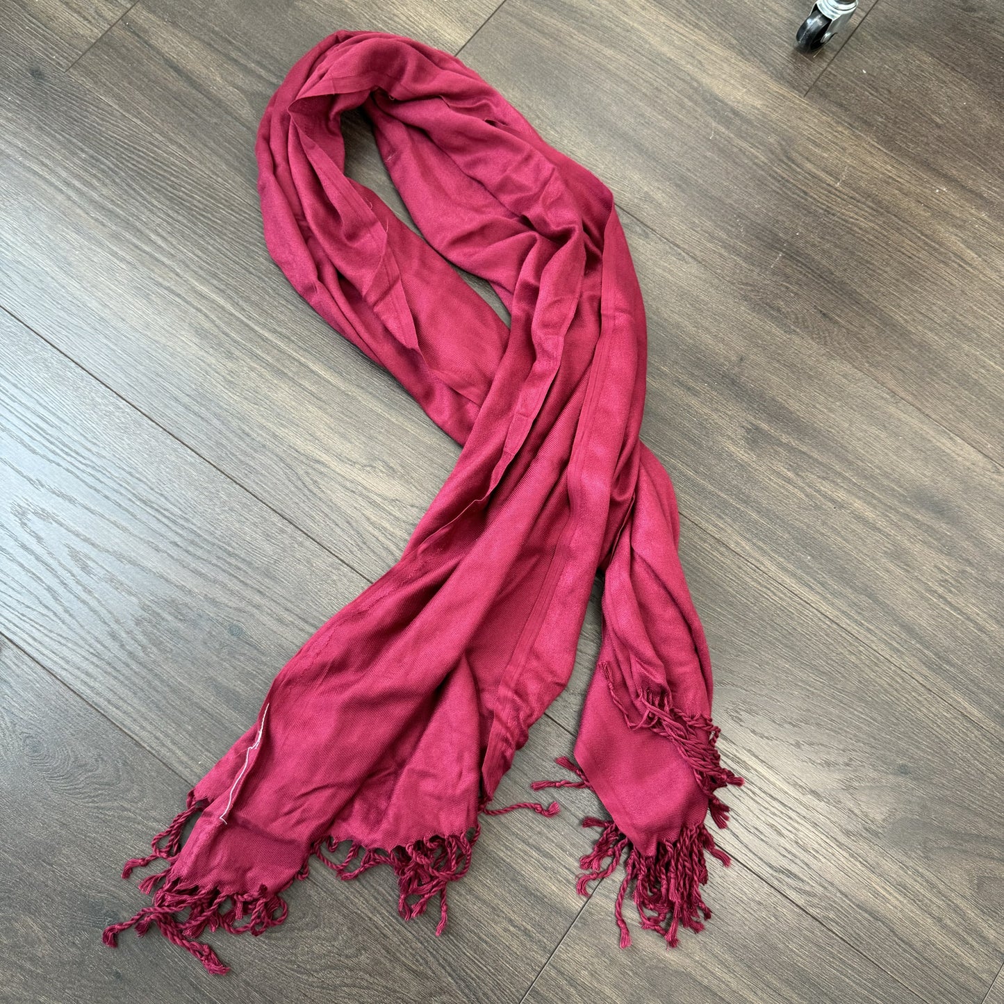 Cherry Red Pashmina Scarf – view 7