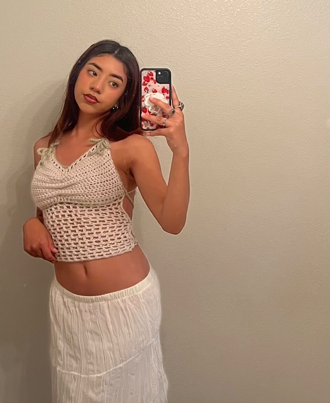 Summer Crochet Backless Top