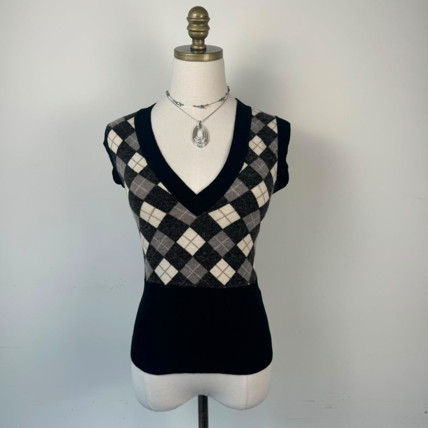 Costa Blanca Argyle vest