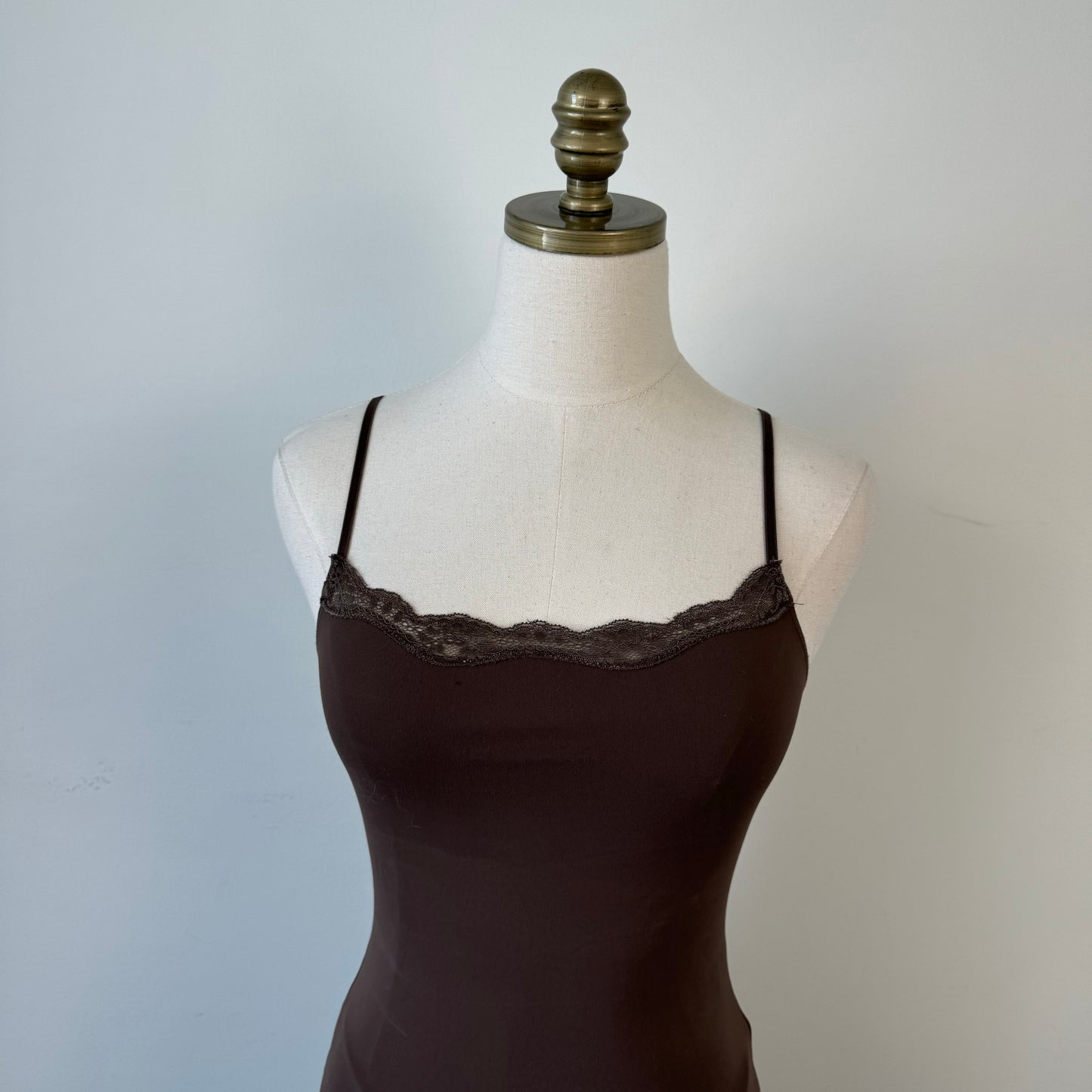 Brown Lace Cami