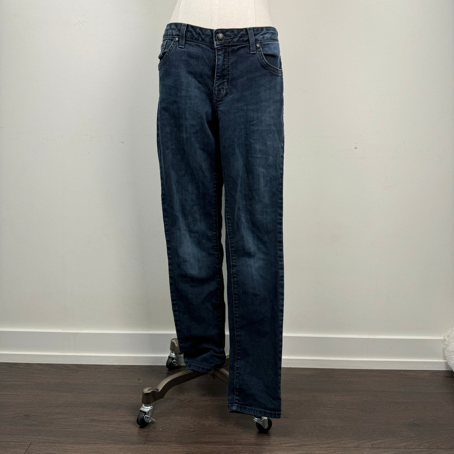 Dark Wash Low Rise Skinny Jeans