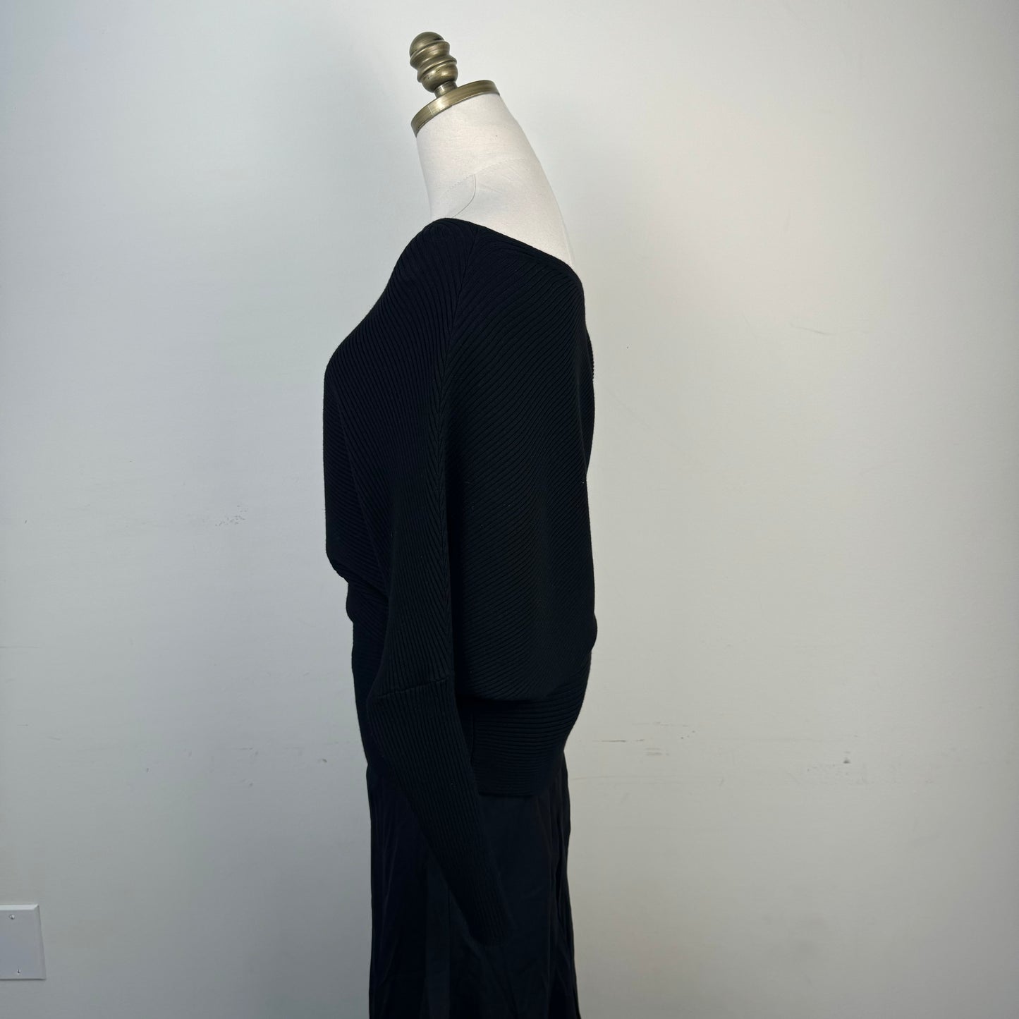 Black Off Shoulder Dolman Top