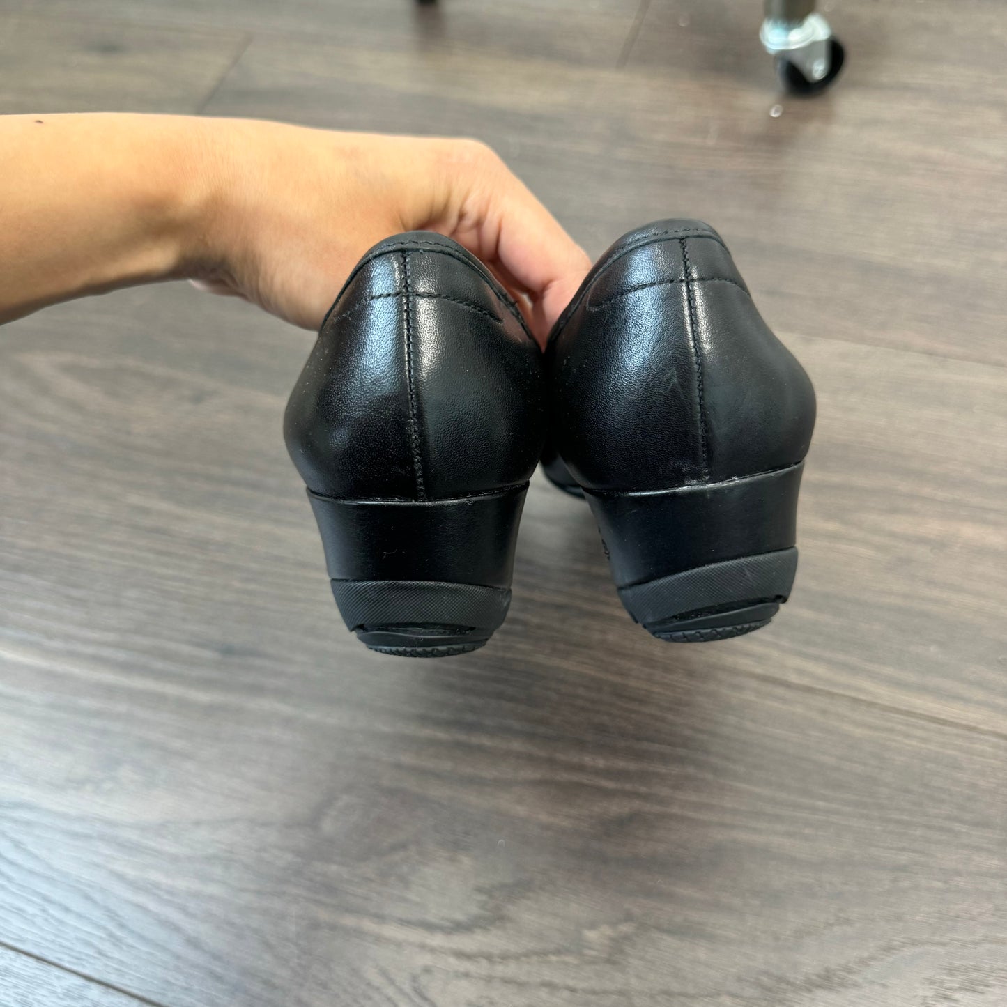 Black Ballet Wedge Heels (US Womens 6)