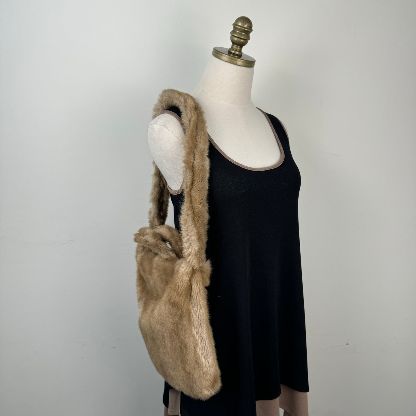 Faux Fur Shoulder Bag
