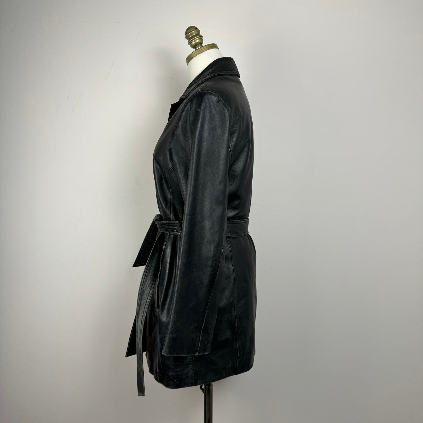 Vintage Danier Long Leather Jacket