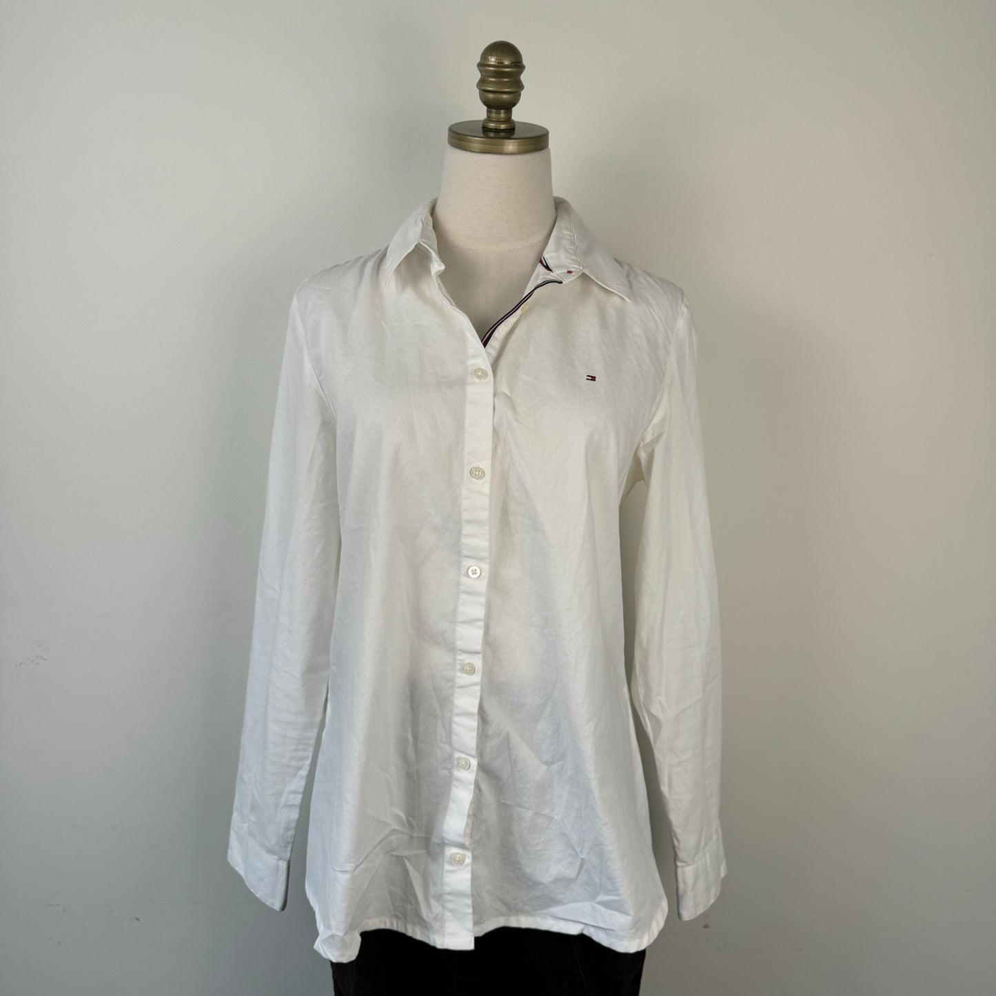 Tommy White Button Up Shirt
