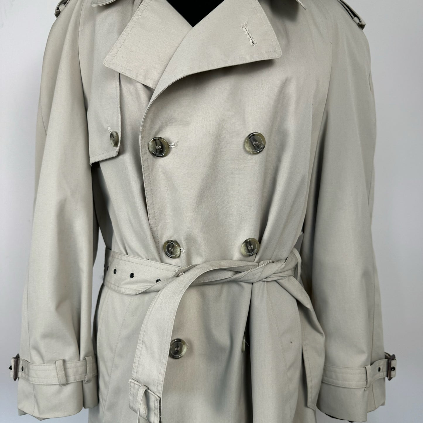 Vintage Beige Trench Coat