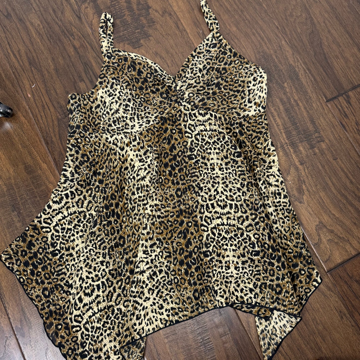 Babydoll Leopard Print Slip