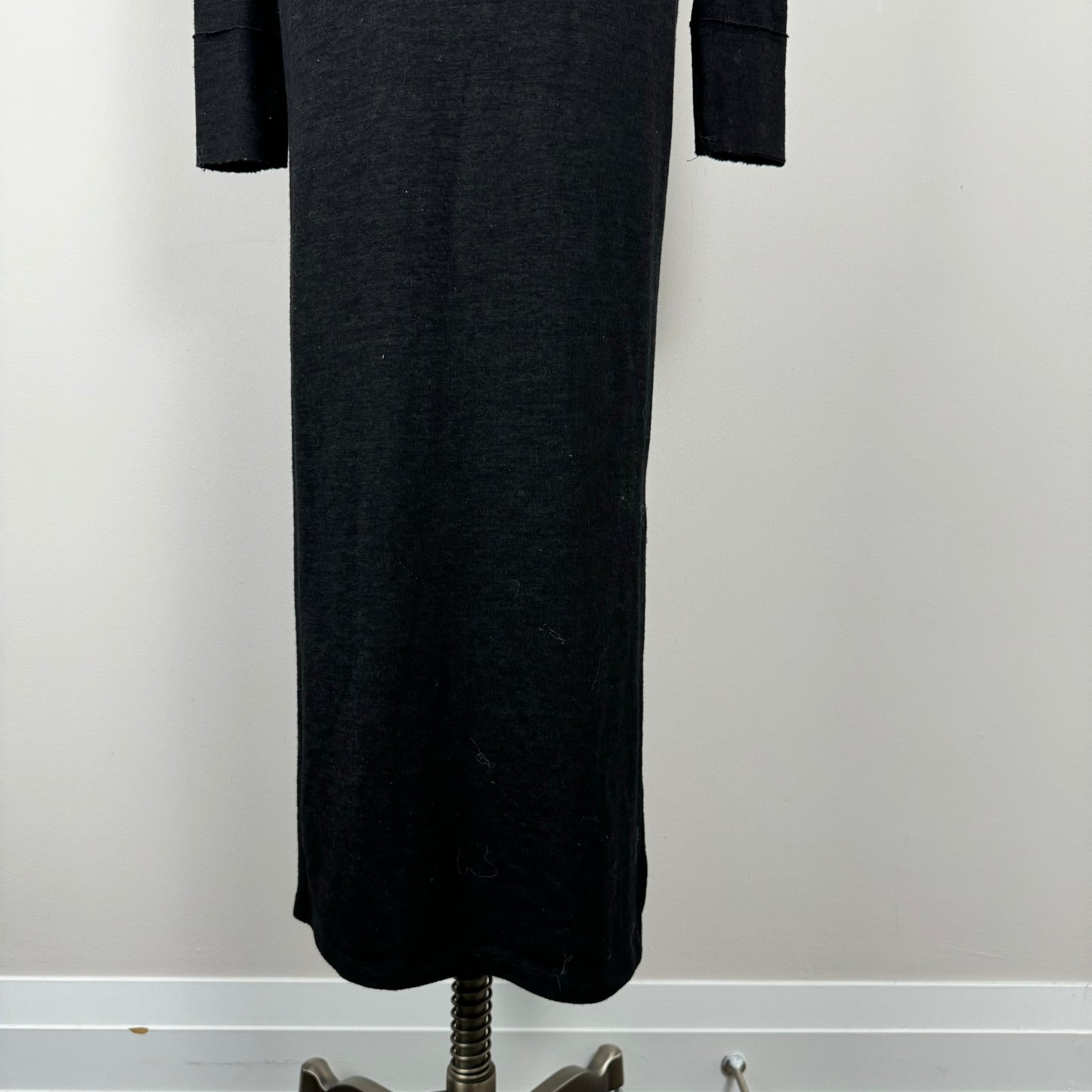 French Connection Black Knit Maxi Dress