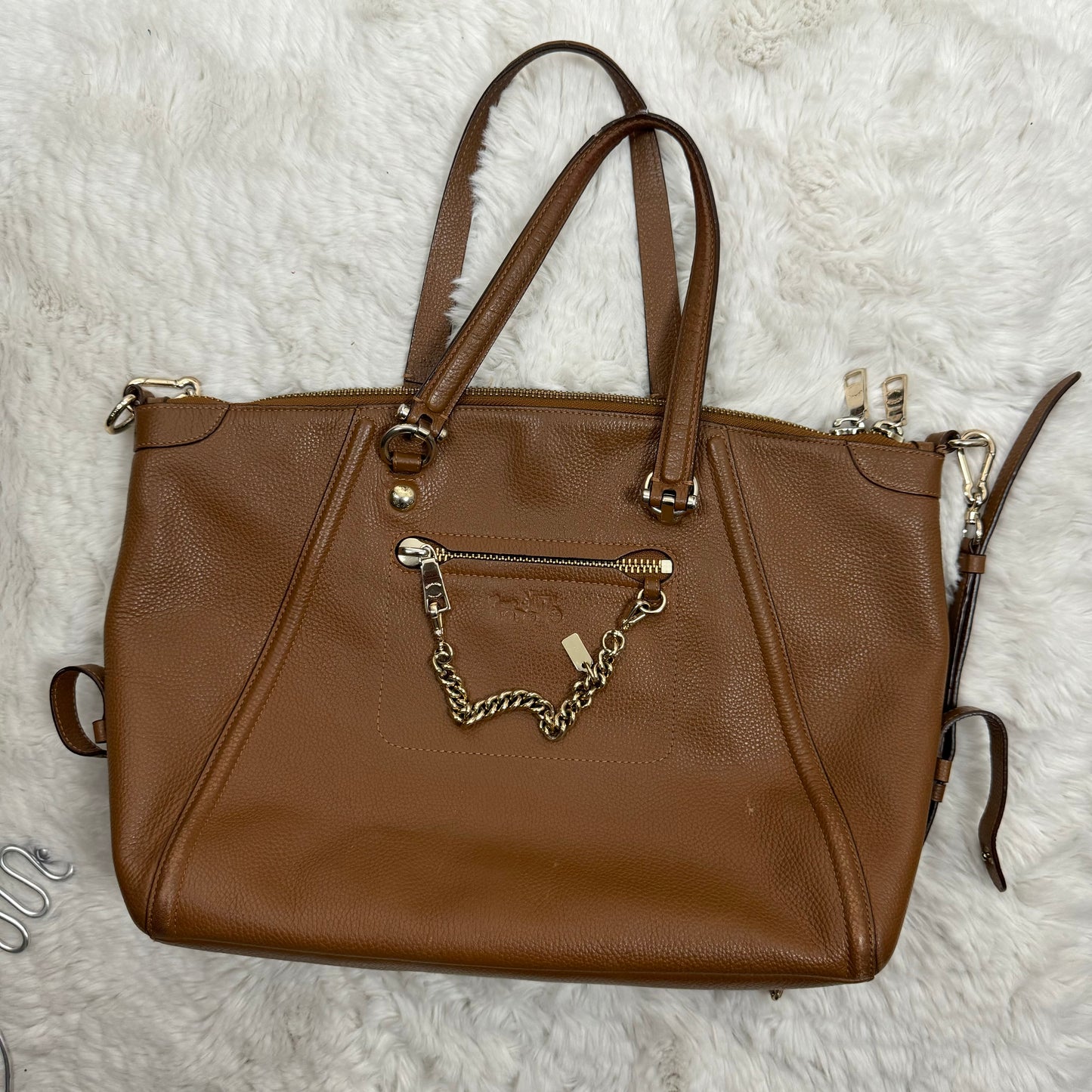 Coach Tan Leather Bag