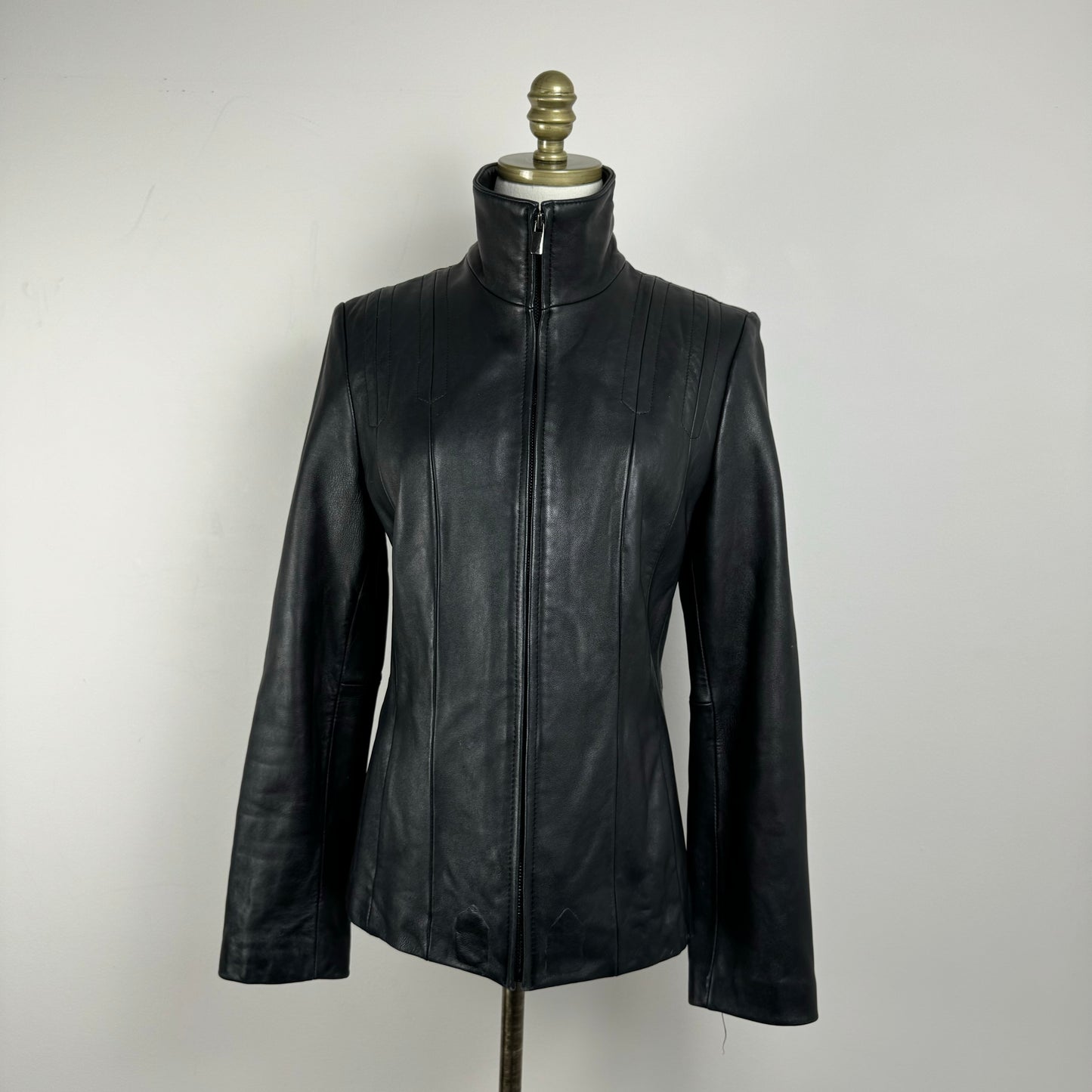 Vintage Black Leather Jacket