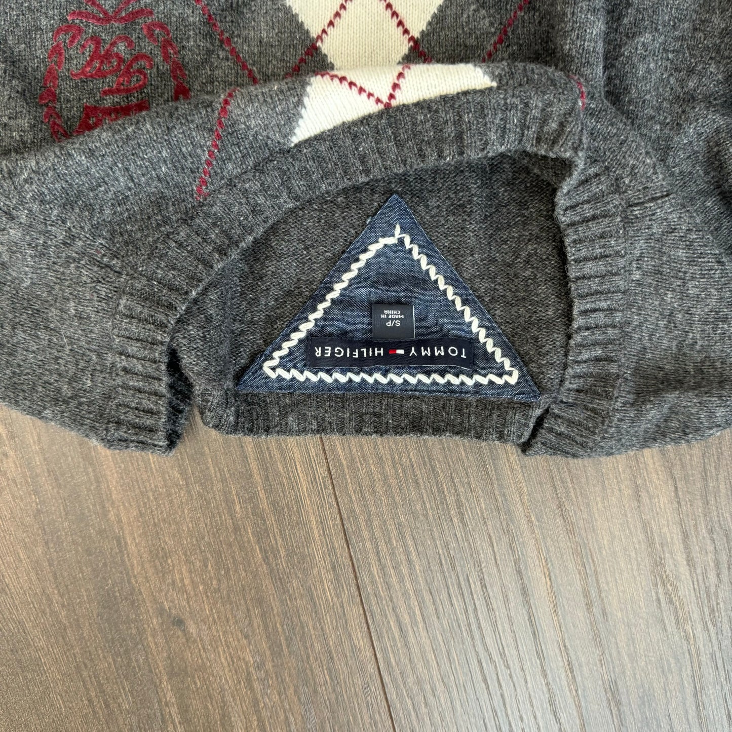 Preppy Argyle Boat Neck Sweater