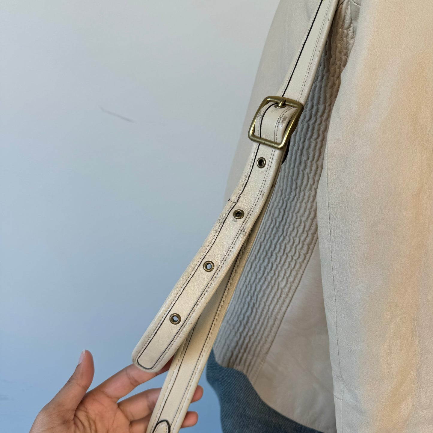 Coach Cream Shoulder Bag