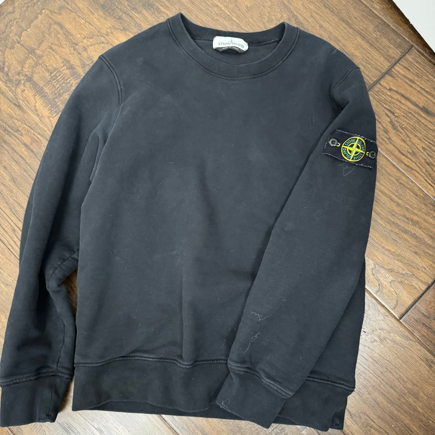 Black Stone Island Crewneck Sweater