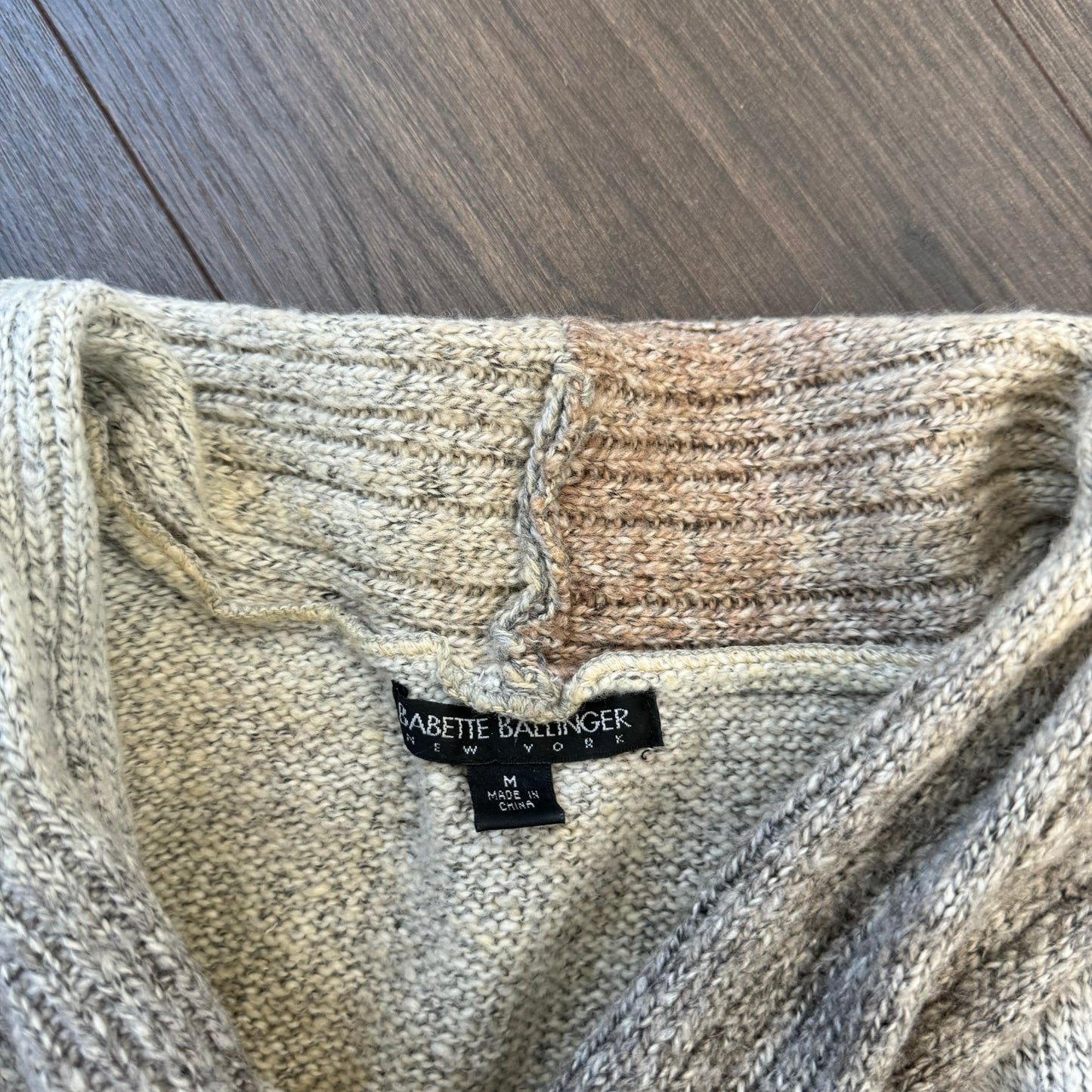 Gradient Off Shoulder Knit Sweater