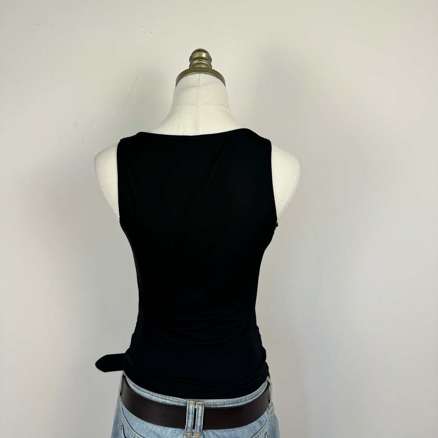 Vintage Mesh Ruched Top