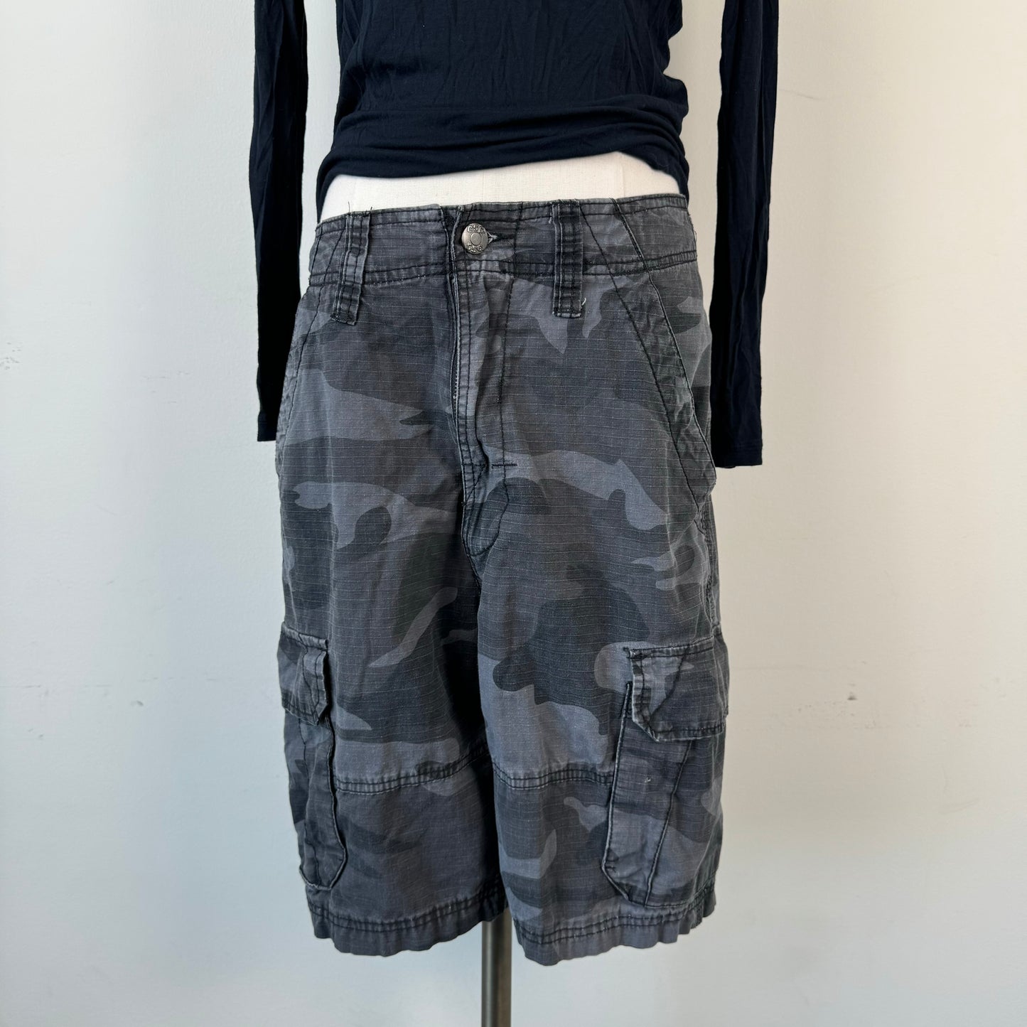Camo Cargo Bermuda Shorts