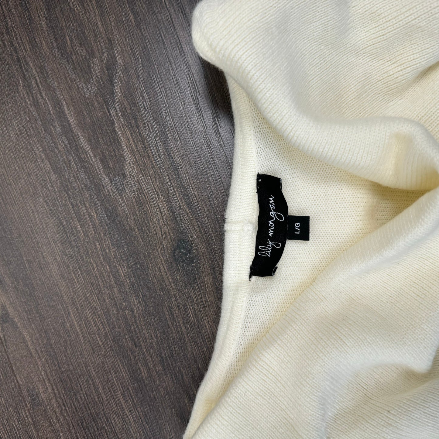 Cream Off Shoulder Sweater