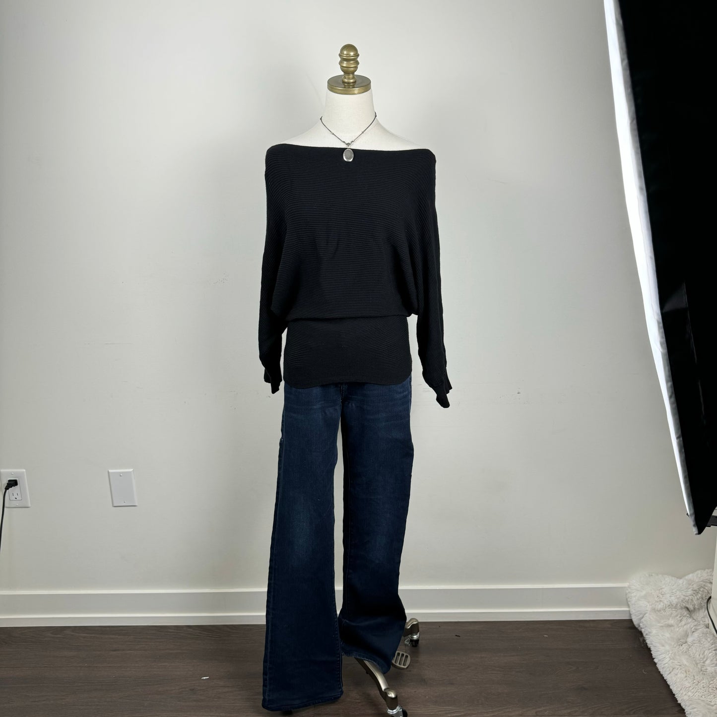 Black Dolman Sweater