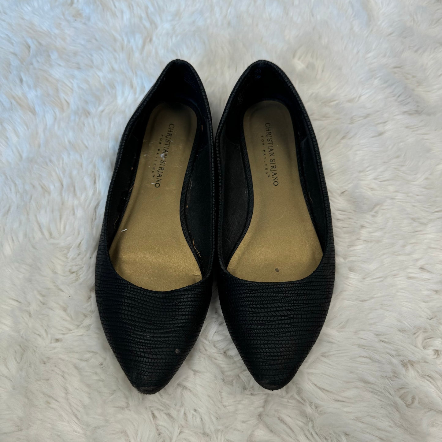 Black Pointy Ballet Flats (US 7/7.5)