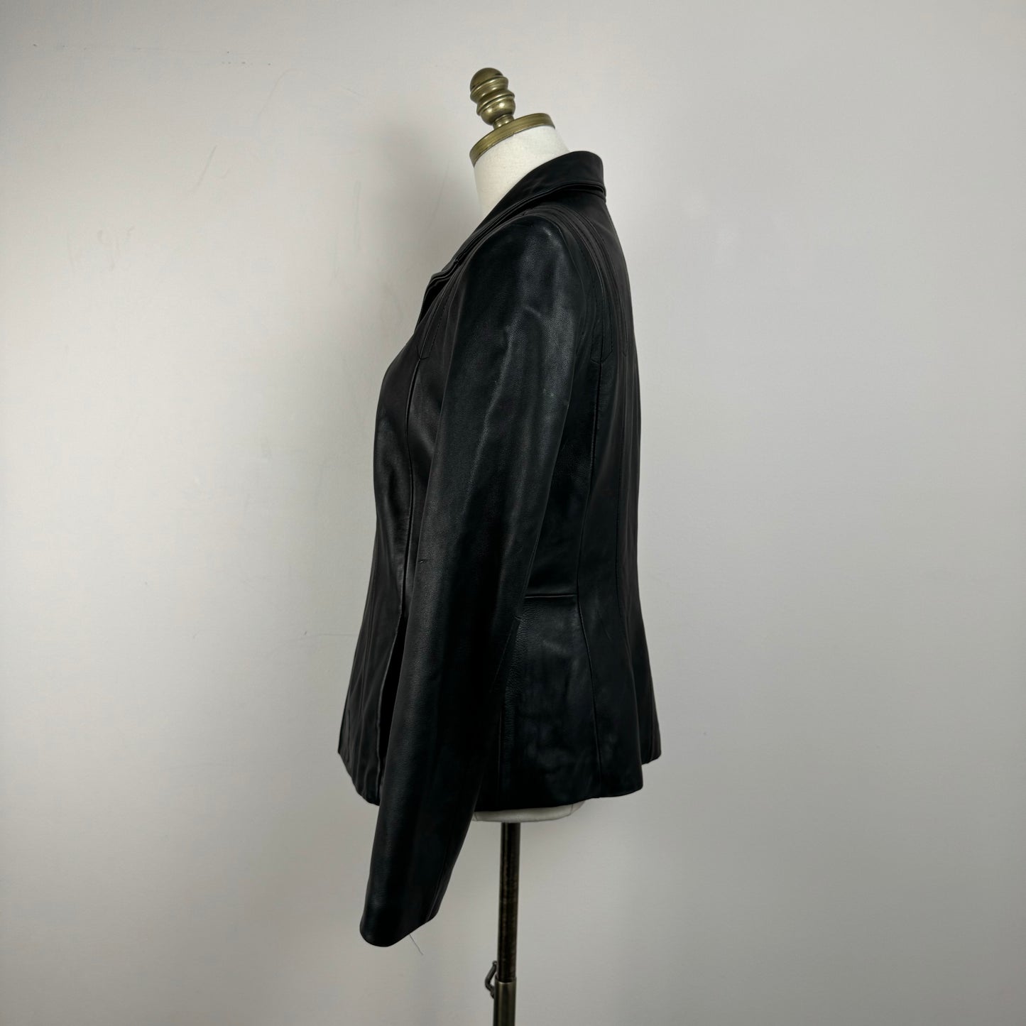 Vintage Black Leather Jacket