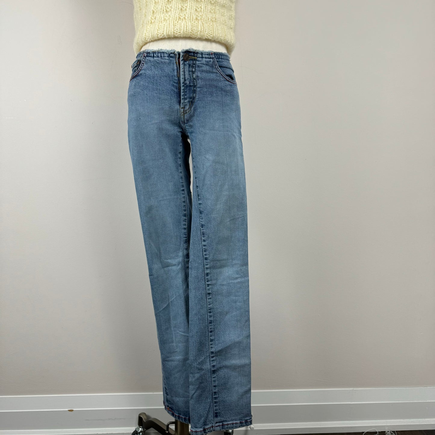 Vintage Parasuco Light Wash Slim Bootcut Jeans