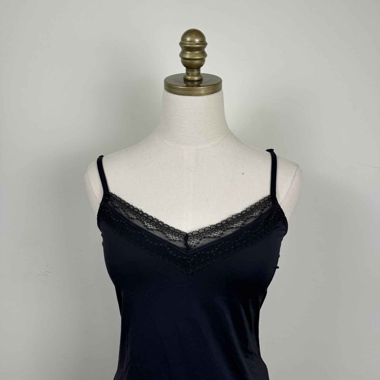 Black Lace Trim Cami