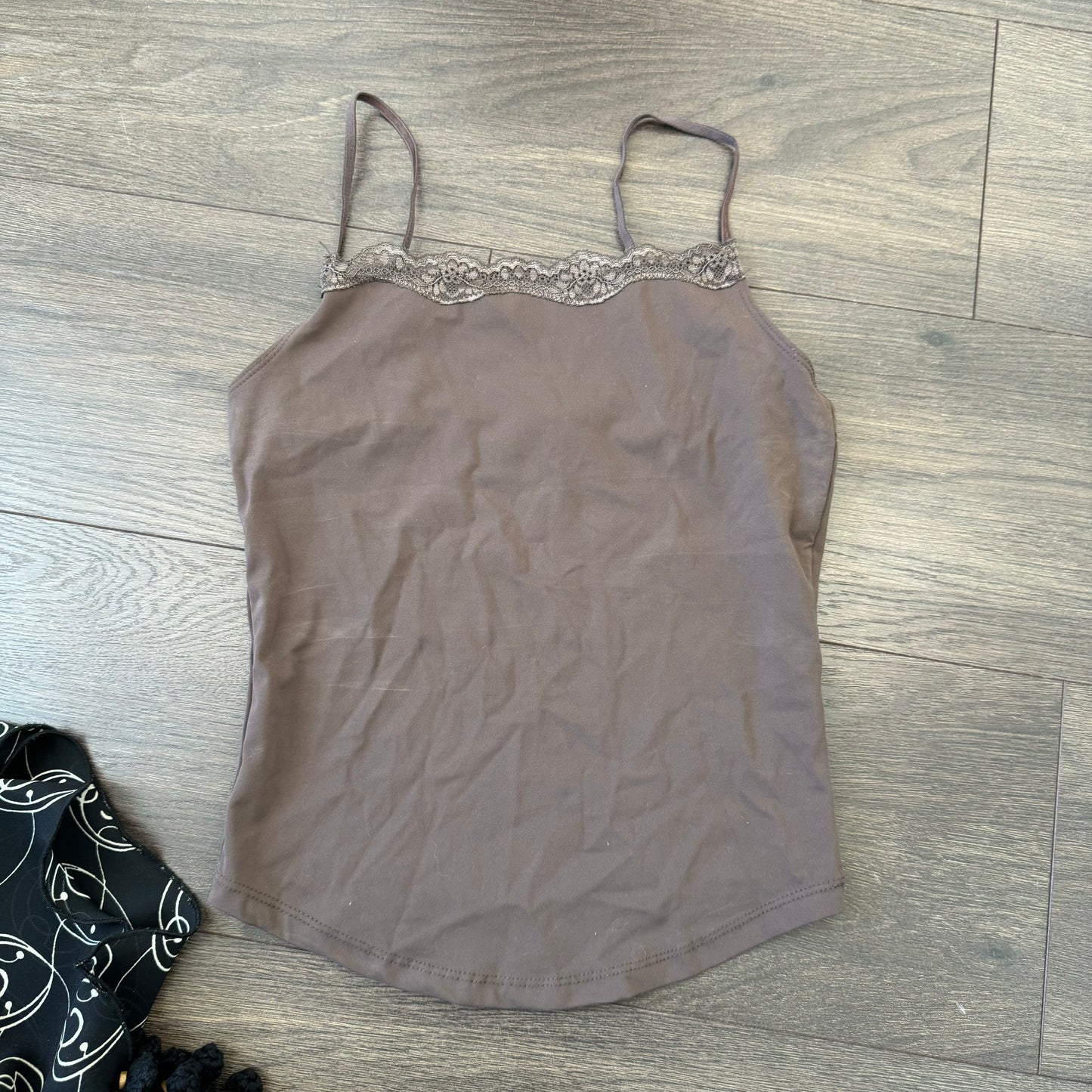 Brown Lace Cami
