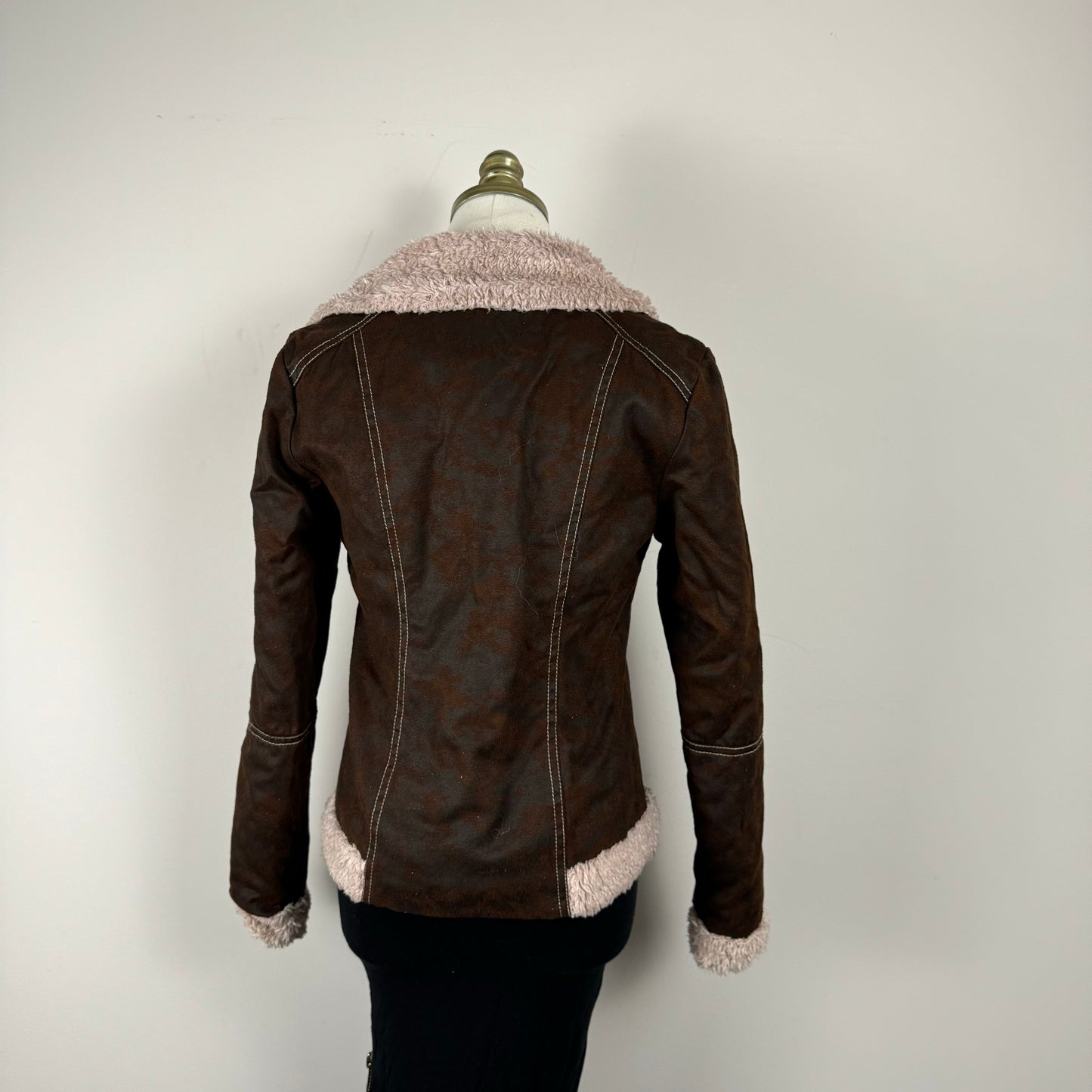 Vintage Shearling Suede Jacket