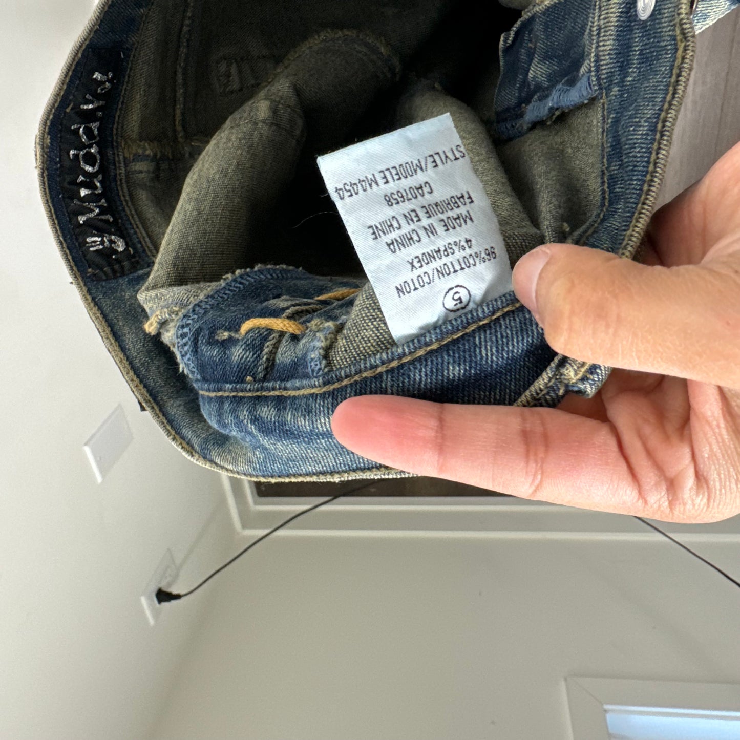 Low Rise Denim Bootcut Jeans